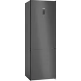 SIEMENS KG49NXXDF XXL-Stand-Kühl-Gefrier-Kombination iQ300, freistehende Kühlkombination mit Gefrierbereich unten 203x70 cm, 311L Kühlen, 129L Gefrieren, NoFrost, hyperFresh, superCooling, BlackSteel