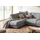 KAWOLA Wohnlandschaft U-Form Madeline Cord Longchair rechts grau