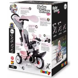 Smoby Baby Driver Plus rosa