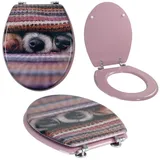 Grafner WC Sitz aus MDF Dog mit Absenktautomatik