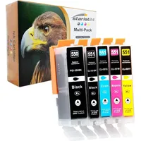 Starlet24 5X Druckerpatronen Kompatibel zu Canon PIXMA iP-7200 iP-7250