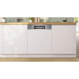Bosch Serie 2 SMI2HTS08E Einbau-Geschirrspüler (teilintegrierbar, 598 mm breit, Edelstahl)