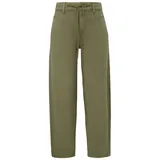 s.Oliver Ankle-Hose mit Barrel Leg und Garment Dye Grün 38
