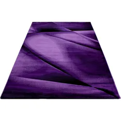 Teppich AYYILDIZ TEPPICHE "MIAMI 6590", lila, B:120cm H:12mm L:170cm, Polypropylen, Teppiche, strapazierfähig / pflegeleicht/ Kurzflorteppich