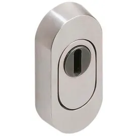 Hewi Schutzrosettenpaar oval Edelstahl Schwarz/Weiß 316XAES