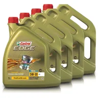 4x 5 L = 20 Liter Castrol Edge Fluid Titanium 5W-30 C3 Motoröl