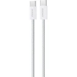 Dudao L6C USB-C to 60W PD 2m hvid - Digital/Daten, 2 m, USB C, USB C, Weiß