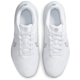 Nike Downshifter 12 Damen white/pure platinum/metallic silver 38,5