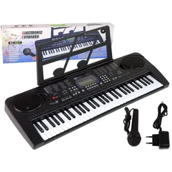 LEAN Toys Spielzeug-Musikinstrument Keyboard MQ-6159 Bluetooth Mikrofon MP3 Tasten Spielzeug Sounds Lieder