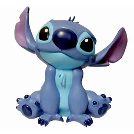 Christmas Inspirations Gartenfigur Stitch Disney's frecher Lilo & Stitch Alien zum Verlieben Sitzend - mit Ohren Oben (20 cm) – Mehrfarbige Deko-Figur aus Polyresin – Offiziell lizenziert!