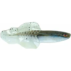 Gummiköder - Gummiköder - Flacid Shad - 10.8cm - 110 Pearl Minnow grau|WEISS NO SIZE