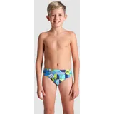 Badehose Slip Jungen arena Wallpaper - Navy Multi - 140