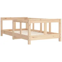vidaXL Kinderbett 70x140 cm Massivholz Kiefer