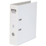 Liderpapel Elba, Ordner, rado plast, Rückenbreite: 80 mm, weiß DIN A4, Einband außen/innen PVC, mit auswechsrem (A4, 80 mm)