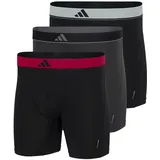adidas Active Micro Flex Boxershorts schwarz S 3er Pack
