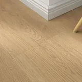 Klick-Vinyl Pure Oak Light – inkl. Dämmung & Fußleisten