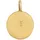 Elli Plättchen Disc Organic Struktur Gold 925