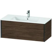 Duravit XViu Waschtisch-Unterschrank XV40270B221 101 x 48 x 40 cm, nussbaum dunkel, 1 Auszug, wandhängend, schwarz matt