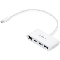 Startech StarTech.com 3 Port USB 3.0 Hub plus Gigabit Ethernet - - Weiß