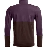 Ortovox 185 Rock'n'Wool Zip Neck Herren Funktionsshirt Mehrfarbig XL