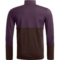 Ortovox 185 Rock'n'Wool Zip Neck Herren Funktionsshirt Mehrfarbig XL