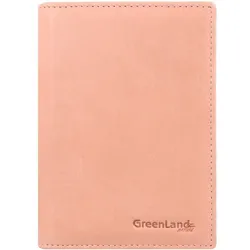 Greenland Nature Soft Colour Reisepassetui RFID Leder 12 cm flamingo