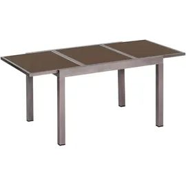Merxx Ausziehtisch 200 x 90 x 75 cm braun