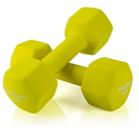 Body & Mind Hantel-Set Gymnastikhanteln Kurzhanteln, (Dumbbells, Effektives Krafttraining), Fitness Workout für Zuhause gelb
