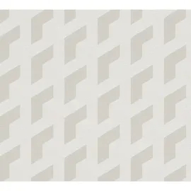 A.S. Création Vliestapete Retro Motiv 10 m x 0,32 m 78150-4 Grau/Weiß