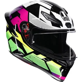 AGV K1 S Schwarz/Viola/Lime S