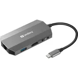 Sandberg USB-C 6-in1 Travel Dock