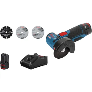 Bosch GWS 12V-76 Professional inkl. 2 x 3,0 Ah + L-Boxx 06019F200B