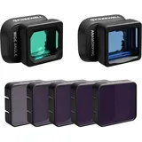 Freewell Wide Angle & Anamorphic Lens Kit (Drohnen Filter, DJI Mini 4 Pro), Drohne Zubehör