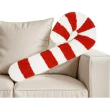 Plüsch-Wurfkissen, Weihnachtskissen für Couch - Zuckerstangenkissen für Weihnachten | Bunte Weihnachtsdekorationen, weiche Kissen für Couch, Schlafzimmer