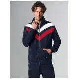 TRIGEMA Sweatjacke TRIGEMA TRIGEMA Sweatjacke Herren Gr XL navy 70 Baumwolle 30 Polyester casual Sweatjacken