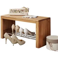 Main Möbel Schuhregal 81x30cm Wildeiche massiv