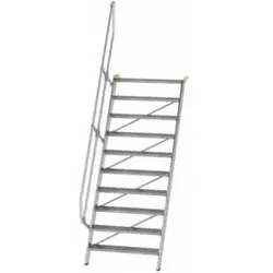 MUNK Aluminium-Treppe Stufen 60° 10 Stufen