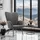 Tectake Relaxsessel Hygge gepolstert Bouclé-Stoff 72 x 100,5 x 72 cm grau|schwarz