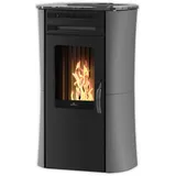 Edilkamin Pelletofen | DANIA AT | 6,0 kW | Stahl grau