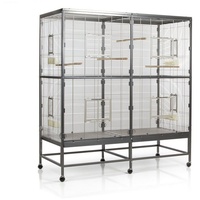 Montana Cages ® Vogelvoliere Paradiso 150 Dunkelgrau
