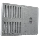 Upmann Kunststoffrost 250x180x24 mm 2-teilig Grau