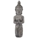 Creativ home Buddhafigur, grau