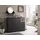 WELLTIME Wandregal 59 x 13,5 x 59 cm Schwarz