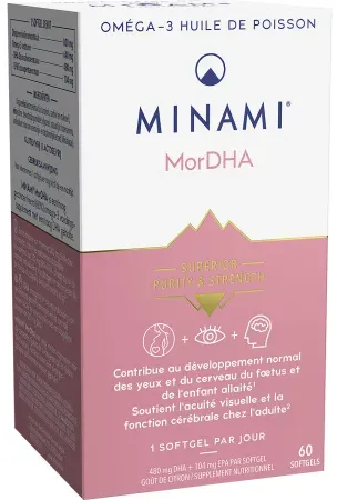 Minami MorDHA 480mg Zitronengeschmack 60 Softgels