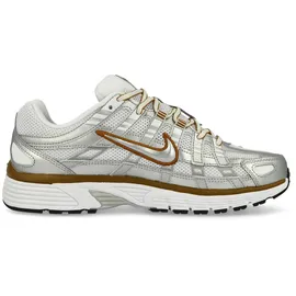 Nike P-6000 Damen White/Metallic Silver/Light British Tan 38