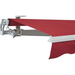 SOLUNA Gelenkarmmarkise Concept 3,5x2 Stoff Dessin 3914 Gestell Silber E6EV1 elo