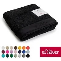s.Oliver Handtuch 50 x 100 cm schwarz