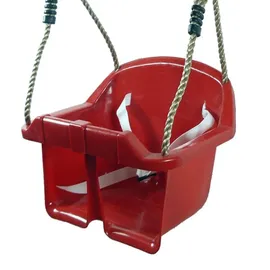 Wickey Babyschaukel mit Kletterseil Rot/Kunststoff