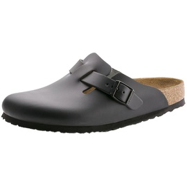 Birkenstock Boston Naturleder schmal schwarz 44