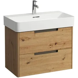 Laufen Waschtischunterschrank 2 Schubladen 40 x 71,9 x 51,5 cm Wildeiche